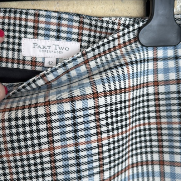 Part Two Classic Plaid Skirt - Picture 3 of 5